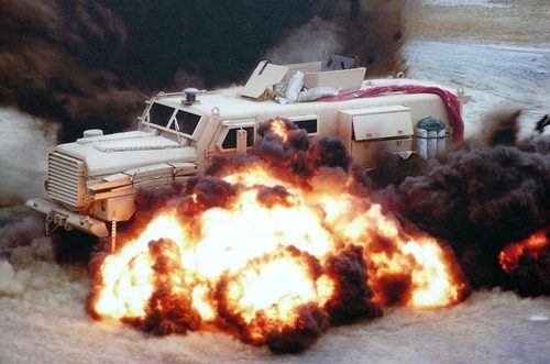 MRAP under attack